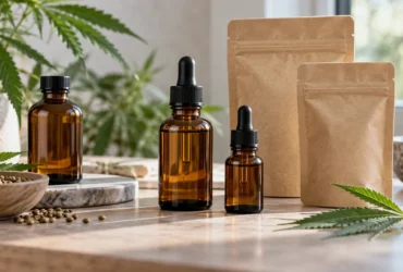 Produits CBD présentés dans des emballages neutres
